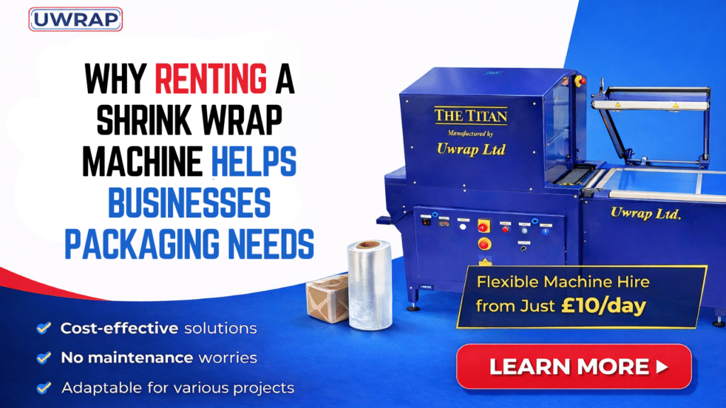 Why Renting a Shrink Wrap Machine Helps Businesses Packaging Needs - Uwrap